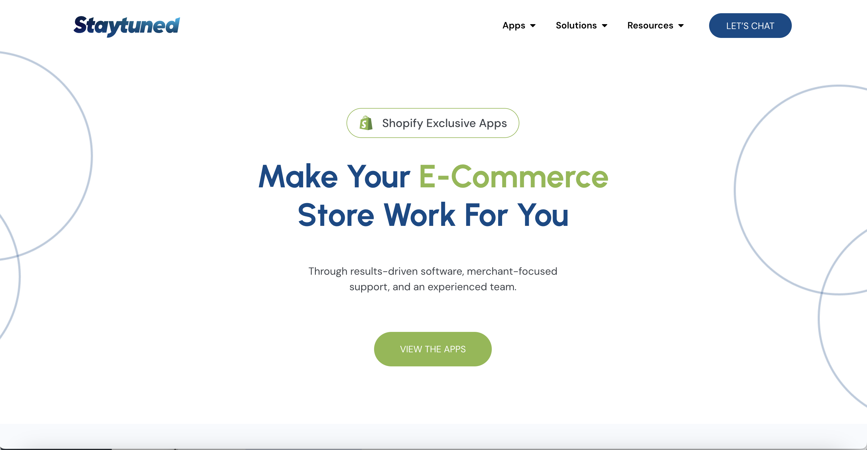 Staytuned Digital - Make Your E-Commerce Store Work For You
